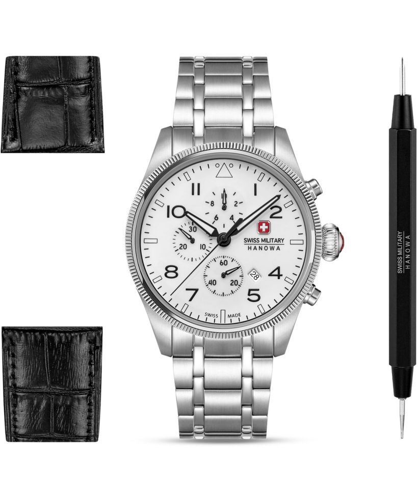 Swiss Military Hanowa Thunderbolt Northern Night Chronograph SET watch