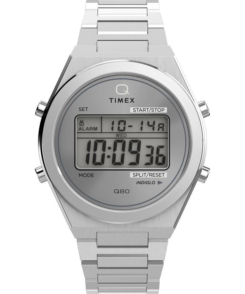Timex Q Timex® Q80 Continental 39Mm Stainless Steel Bracelet watch