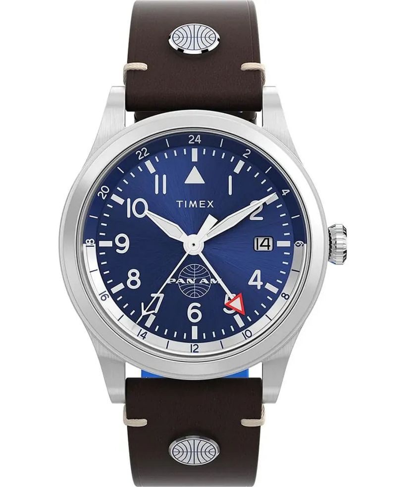 Timex Waterbury GMT watch x Pan Am® 39mm