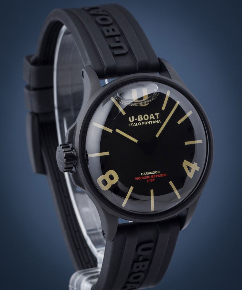 U-BOAT Darkmoon Black IBP watch