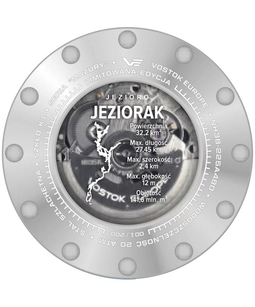 Vostok Europe Mazury Jezioro Jeziorak Open Heart Automatic Limited Edition  watch