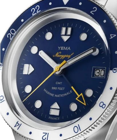 Yema Navygraf Marine Nationale GMT Automatic watch