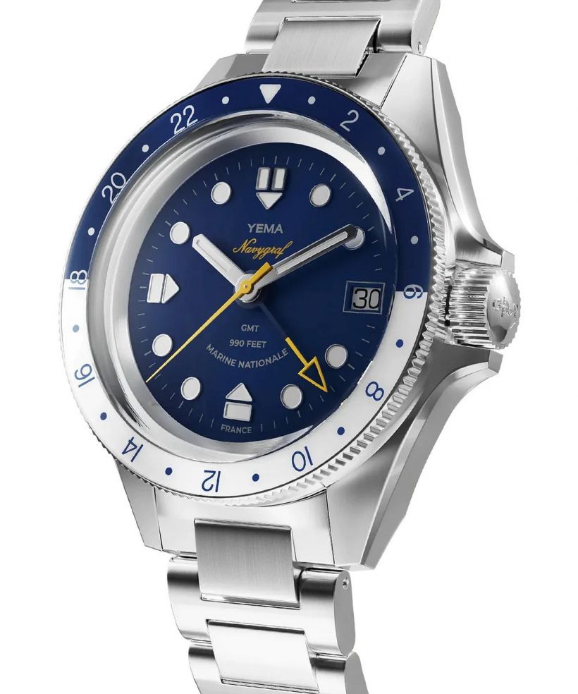 Yema Navygraf Marine Nationale GMT Automatic watch
