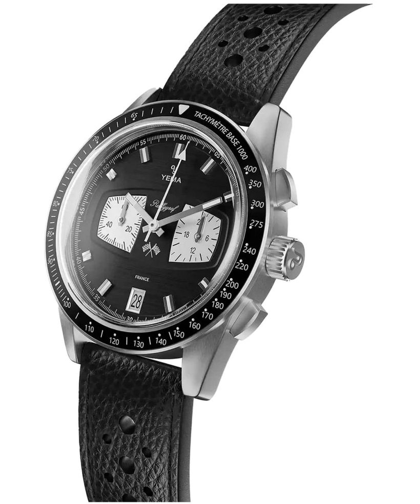 Yema Rallygraf Meca-Quartz II Reverse Panda watch