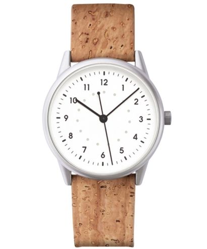 Mudita Moment NR White Cork Automatic unisex watch