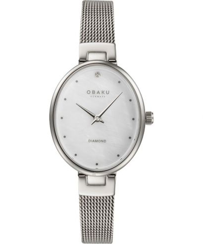 Obaku Oval Diamond ladies watch