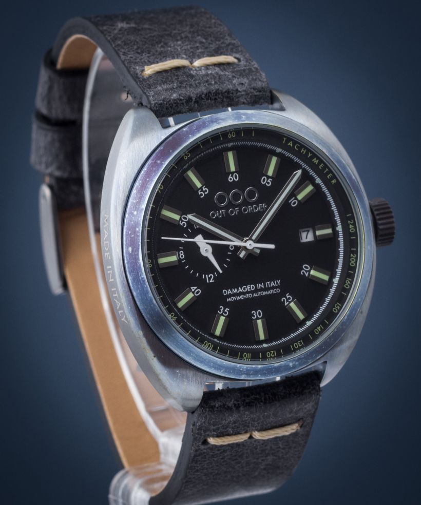Out Of Order Torpedine Black Automatic watch