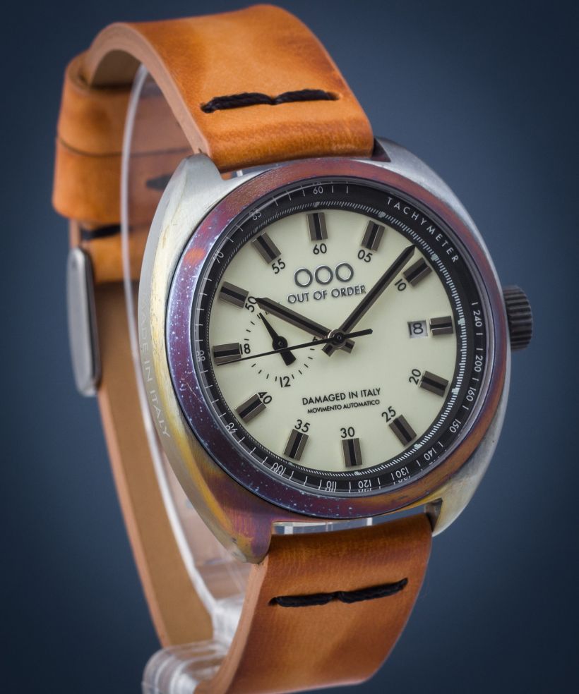 Out Of Order Torpedine Cream Automatic watch