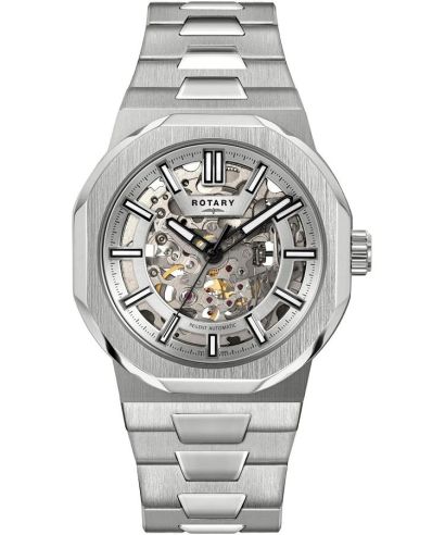 Rotary Regent Automatic Skeleton gents watch