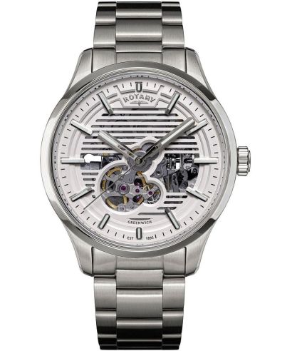 Rotary Greenwich Automatic Skeleton gents watch