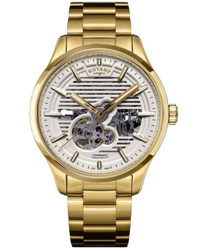 Rotary Greenwich Automatic Skeleton gents watch