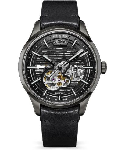 Rotary Greenwich Automatic Skeleton gents watch
