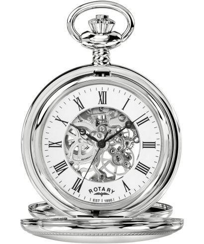 Rotary Heritage Pocket Skeleton gents pocket watch