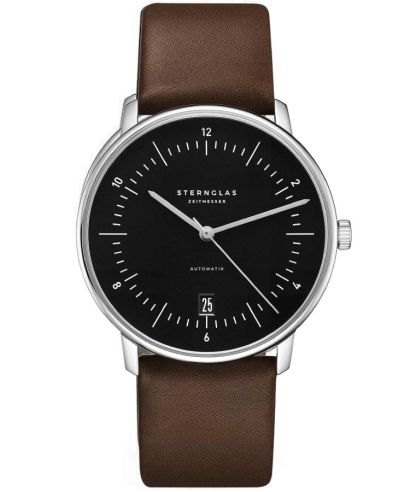 Sternglas Naos Piano Black Automatic gents watch