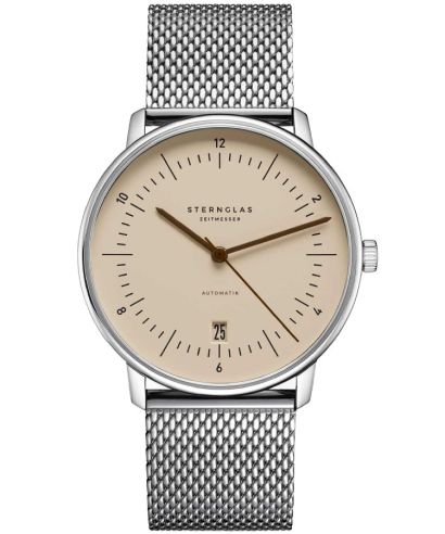 Sternglas Naos Sand Brown Automatic gents watch