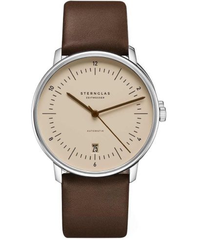 Sternglas Naos Sand Brown Automatic gents watch