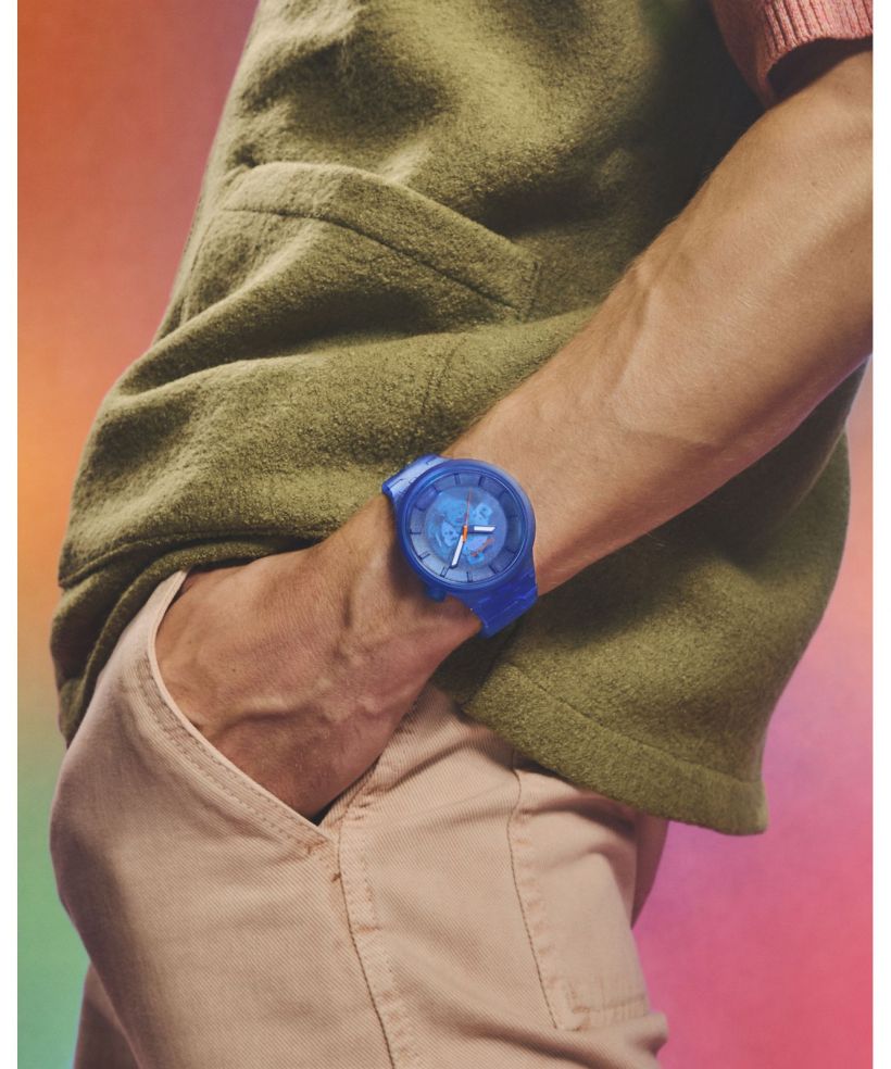 Swatch Big Bold Colors of Joy - Navy Joy watch
