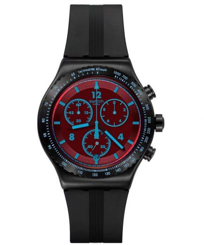 Swatch Crimson Mystique Chronograph watch