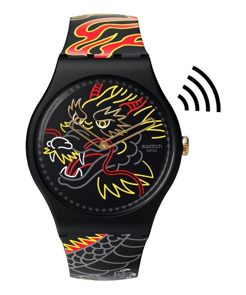 Swatch Dragon in Wind Pay! unisex watch