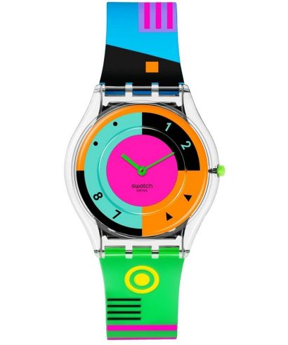 Swatch Neon Hot Racer watch