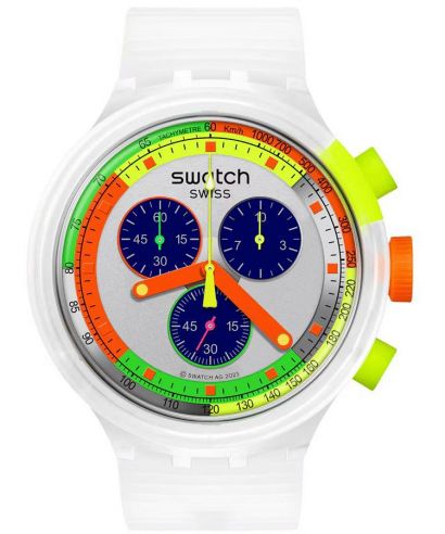 Swatch Neon Jelly Chronograph watch