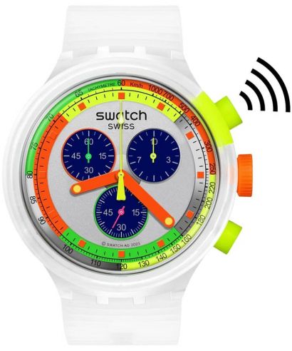 Swatch Neon Jelly Pay! Chronograph watch