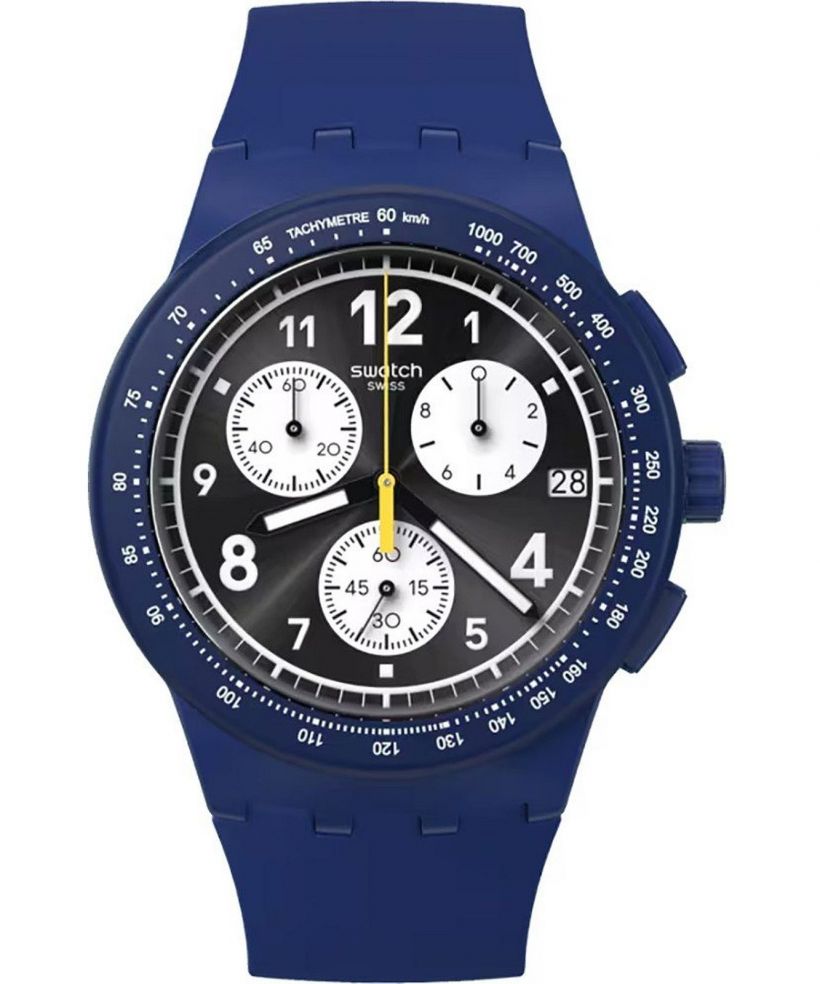 Swatch Nothing Basic about Blue Chrono  watch