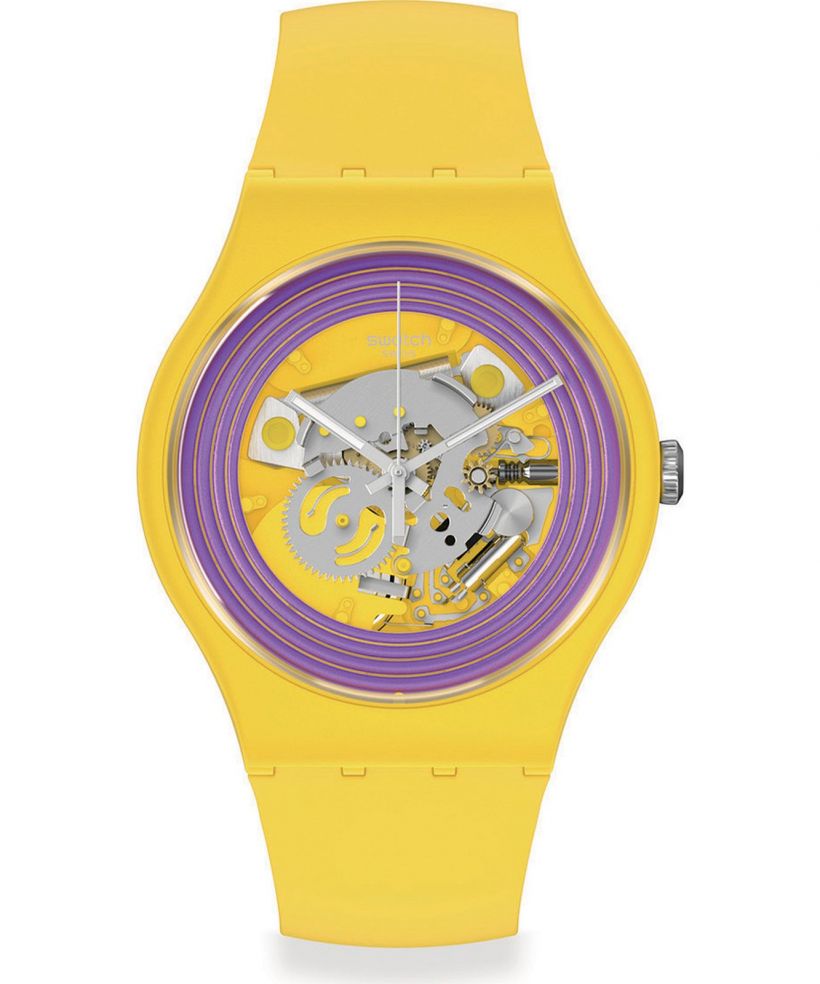 Swatch Purple Rings Yellow watch
