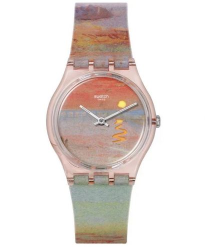 Swatch Tate Gallery Turner's Scarlet Sunset watch