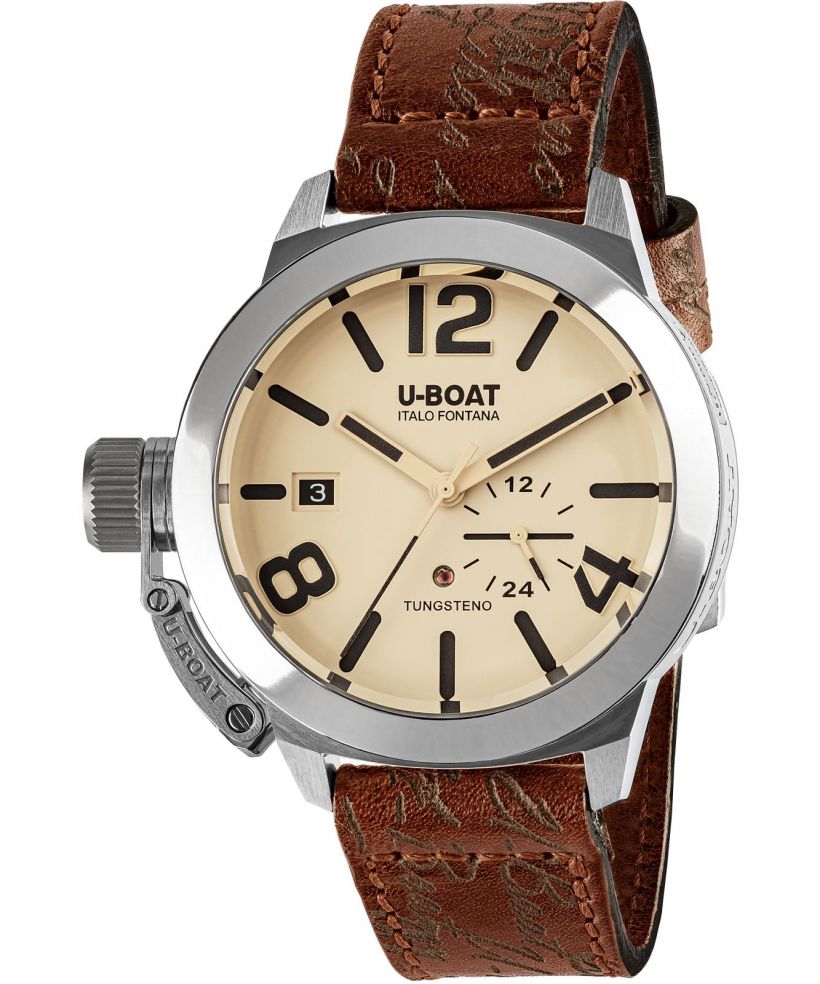 U-BOAT Classico 42 Tungsteno Beige watch