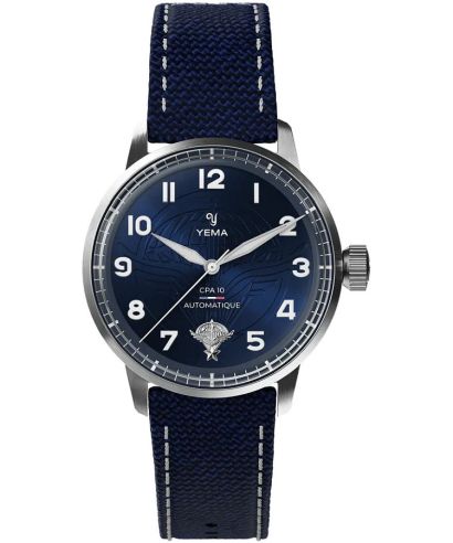 Yema Flygraf Automatic Titanium gents watch