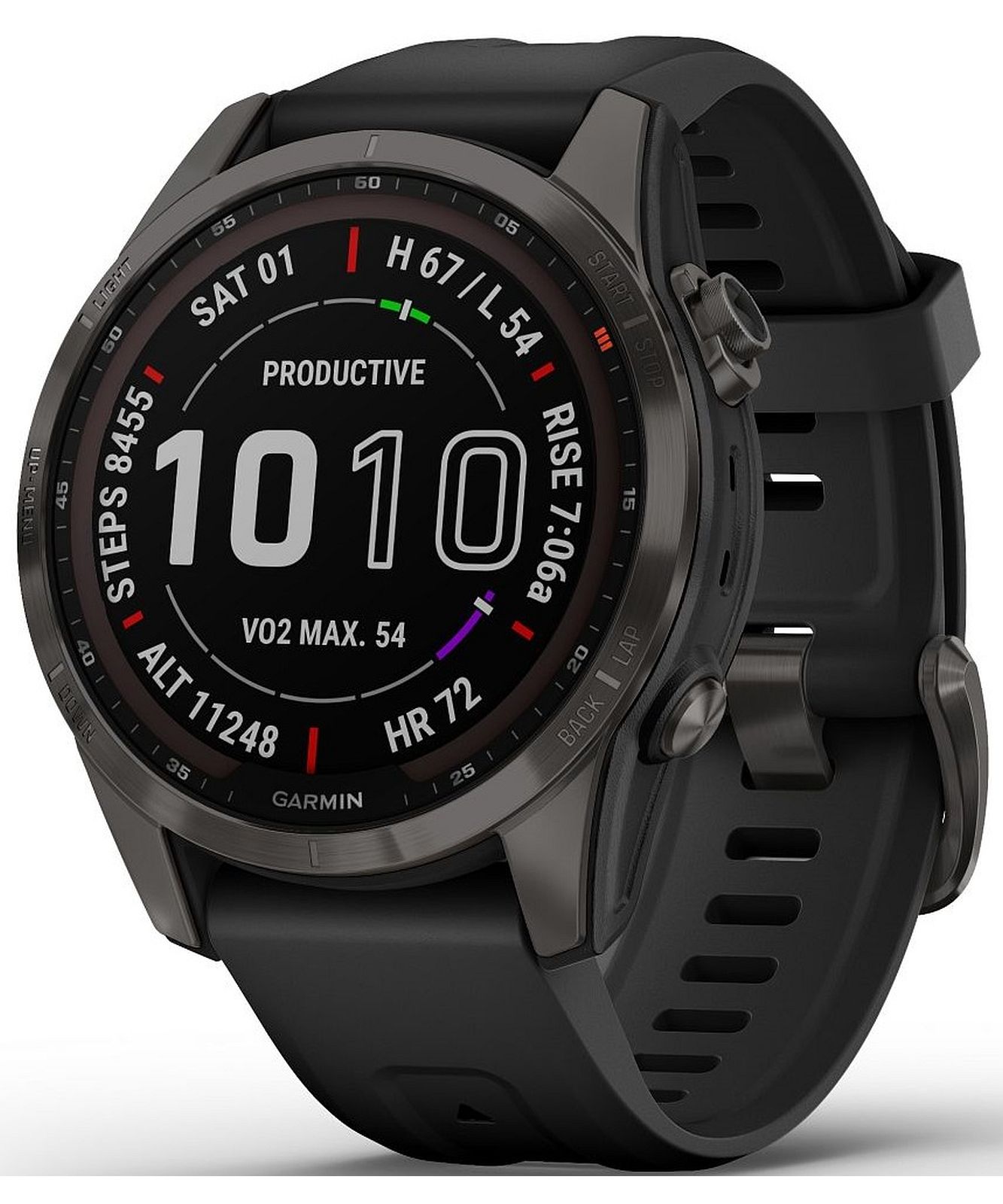 Garmin 010-02539-25 - Fenix 7S Sapphire Solar Sport Watch