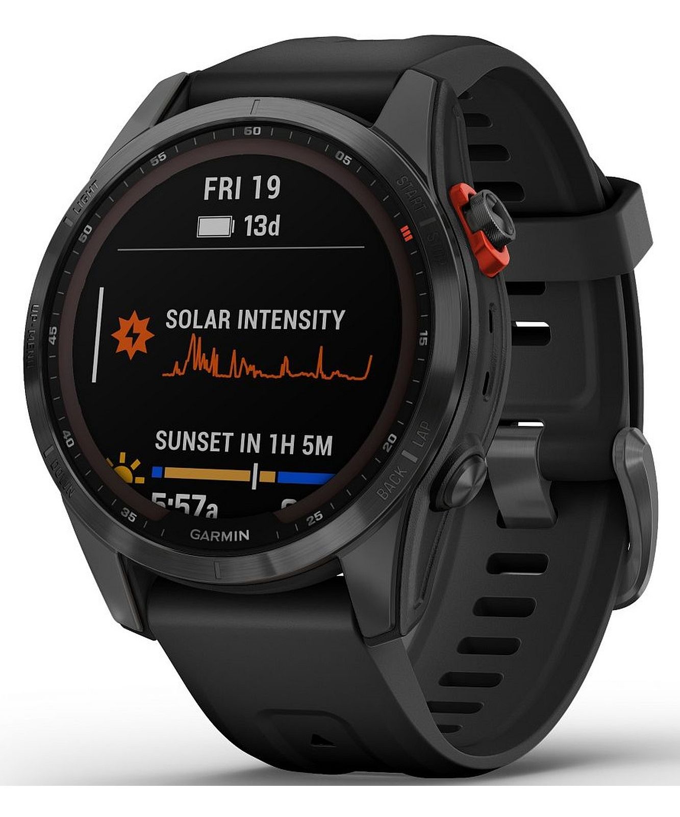 Garmin 010-02539-13 - Fenix 7S Solar Smartwatch •