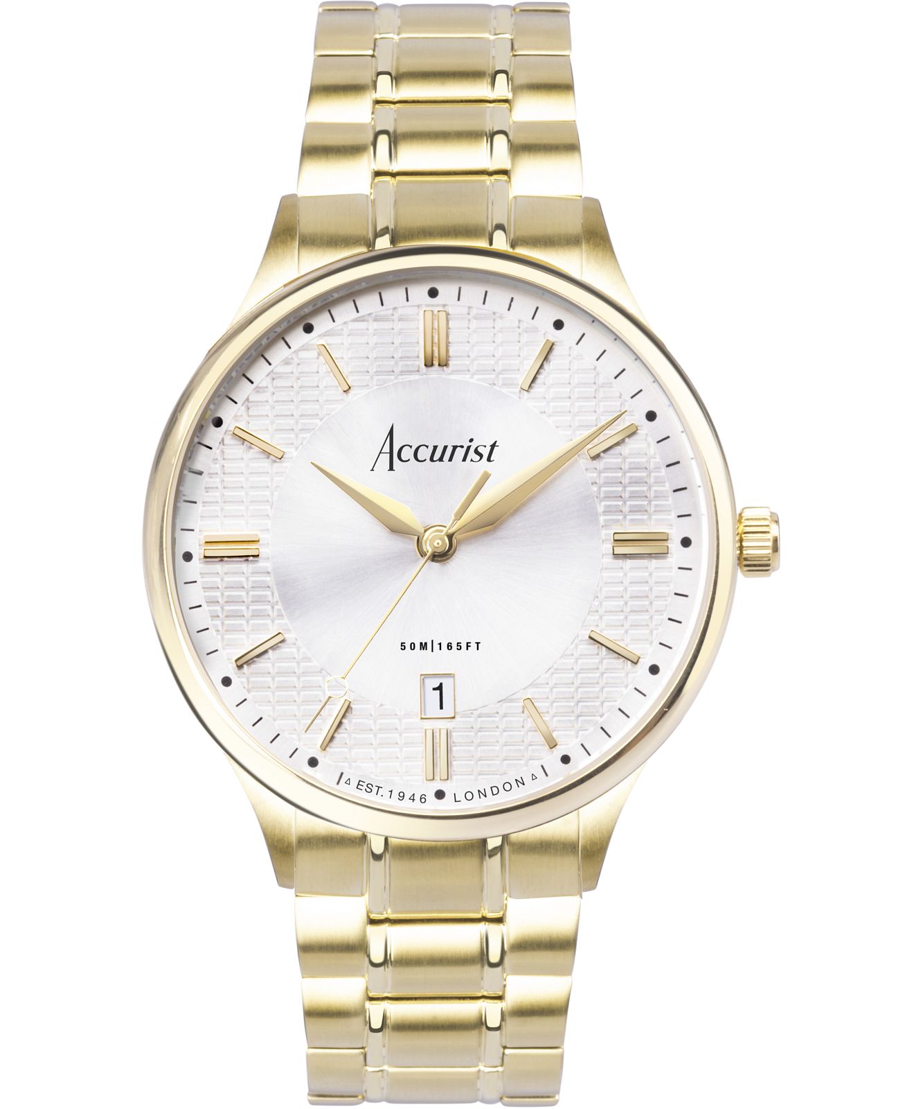 Accurist 7343 Orologio Uomo Classico | Acciaio Resistente, Movimento Al Quarzo, Design Senza Tempo
