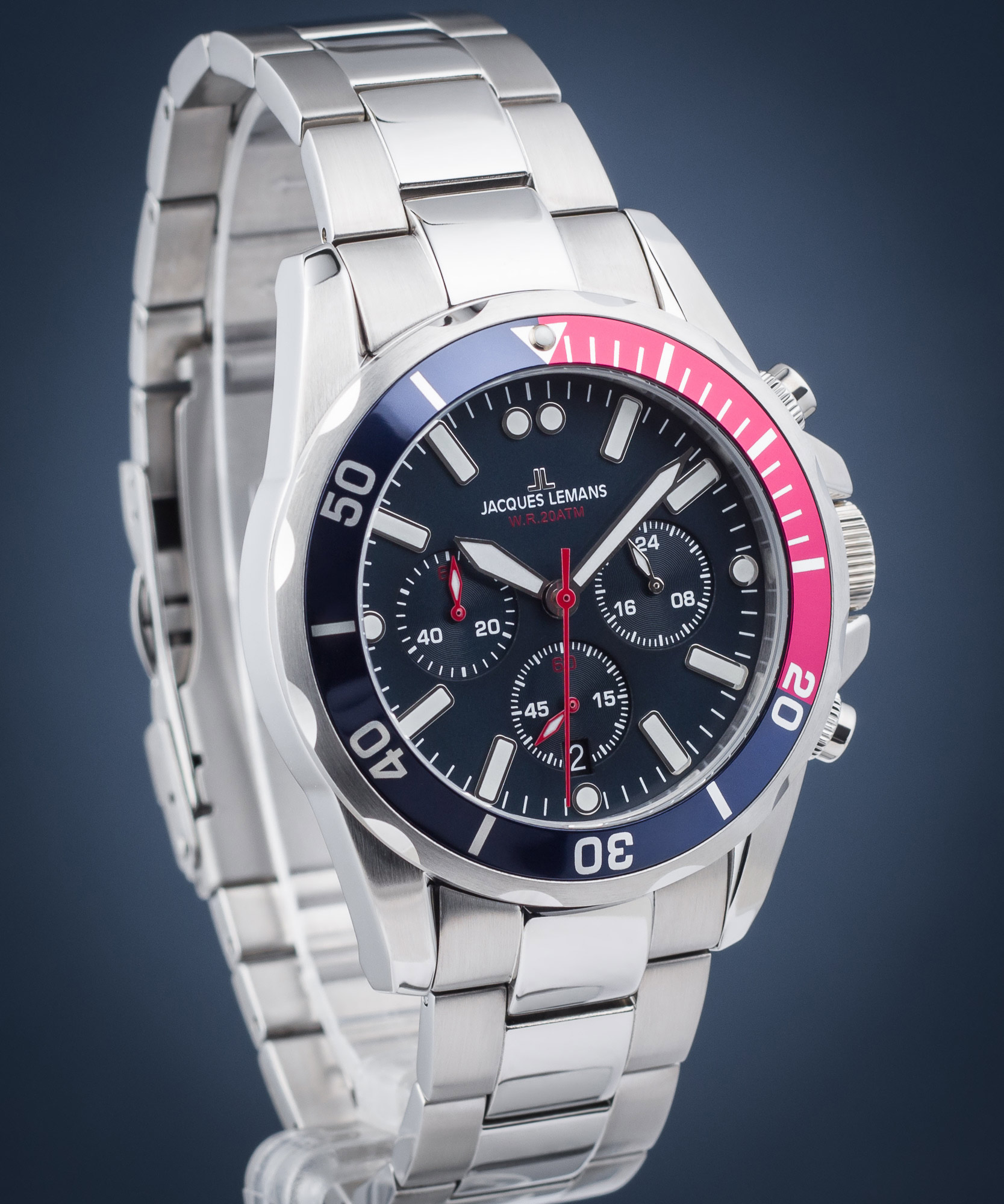 Jacques Lemans 1-2091G - Liverpool Chronograph Watch • Watchard.com