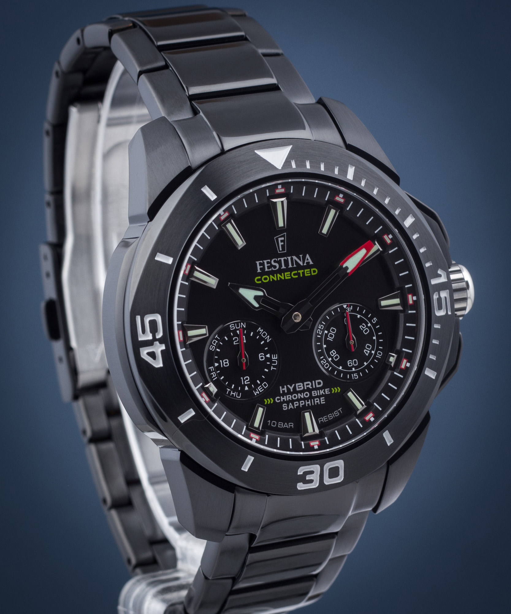 Festina F20648/1 - Connected Hybrid Smartwatch Chrono Bike 2022 Special  Edition SET Watch •