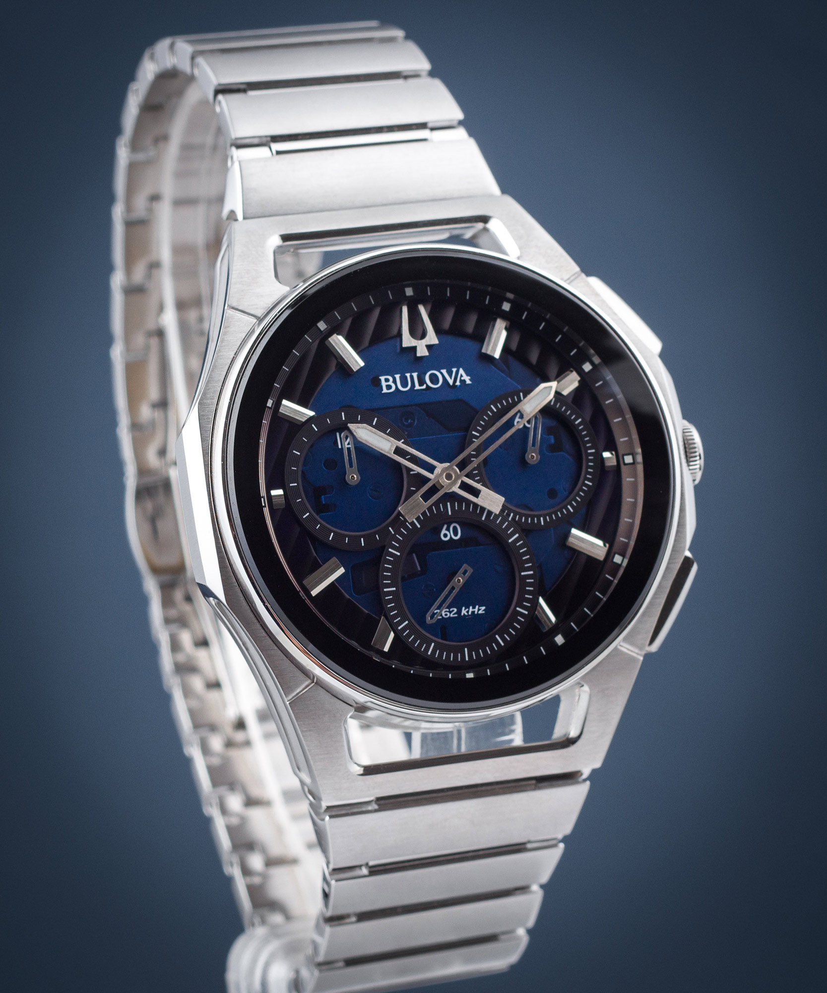 Bulova 96A205 - Curv Chronograph Watch •