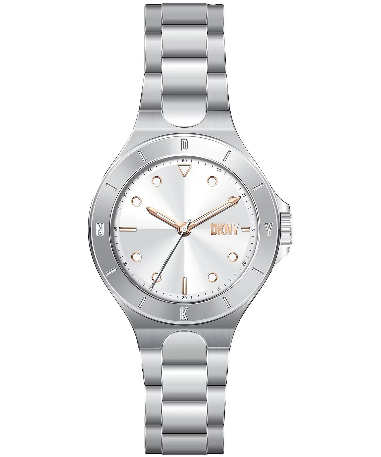 Buy DKNY Chambers Three-Hand Stainless Steel Women's Watch, NY6641