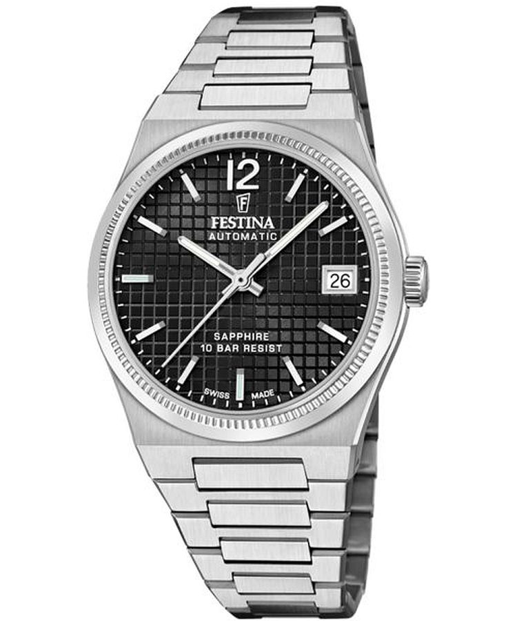 Festina F20029/6 - Made Swiss • Automatic Capsule Watch