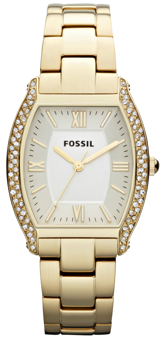 knee length dresses for ladies Fossil Jacqueline Brown Dial Brown Steel Strap Watch for Women main image 1
