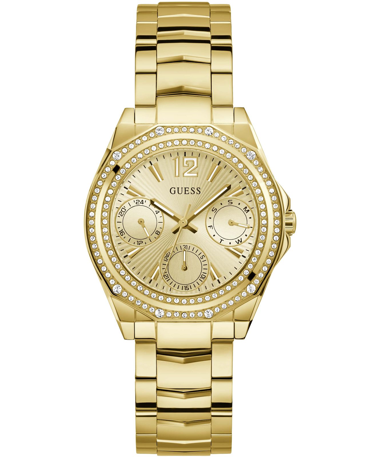 guess ladies dress watch GUESS W0230L3,Ladies Dress,Rose Tone,BRAND NEW WITH TAG AND BOX