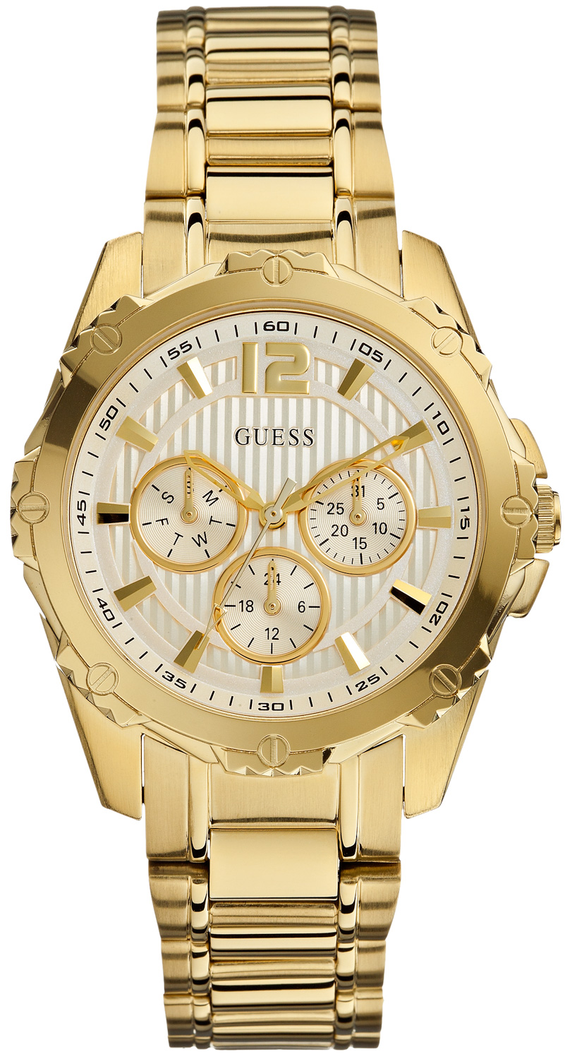guess gold plated watch