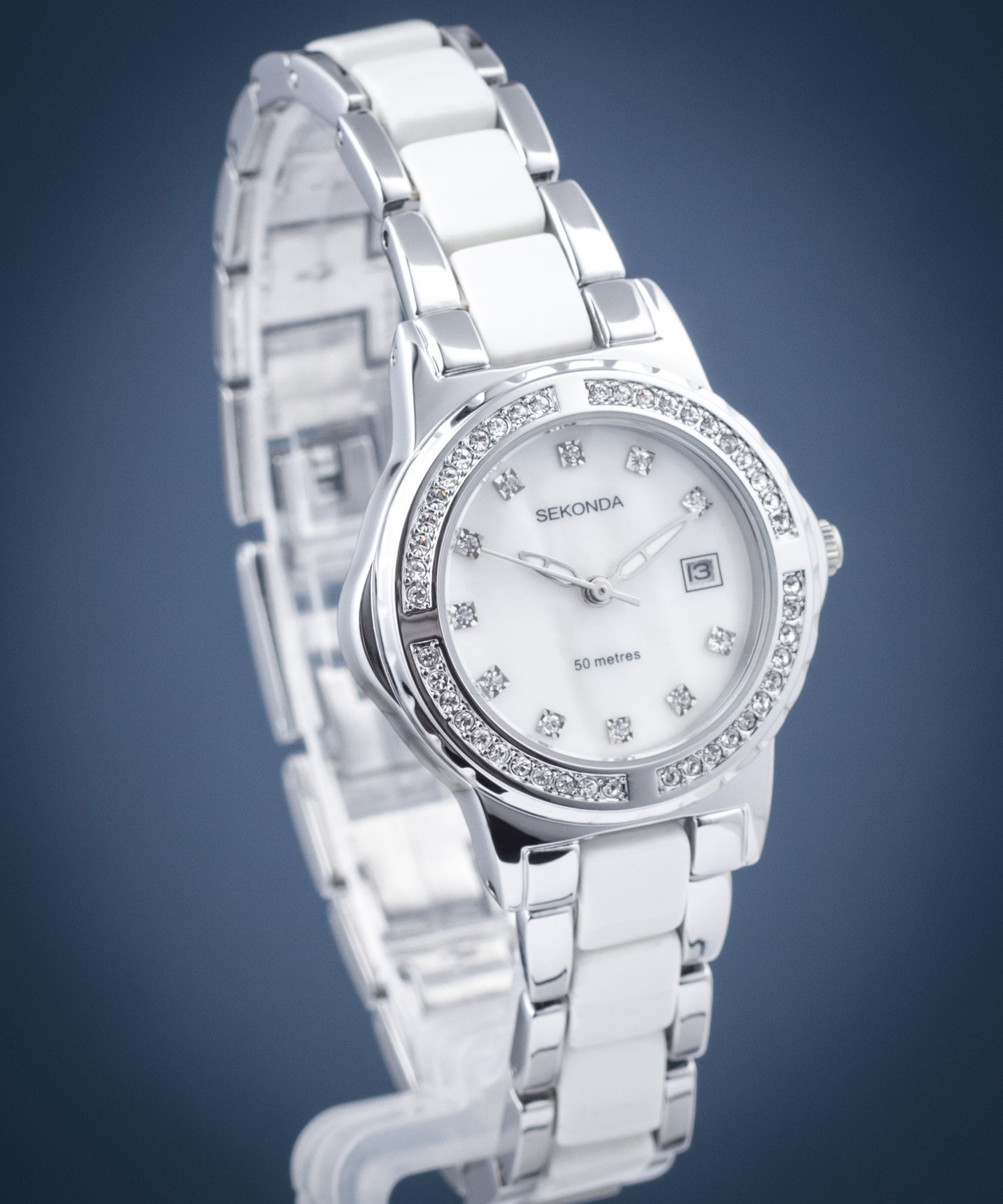 Sekonda Silver Bracelet Watch With Black Dial Exclusive To ASOS | ASOS
