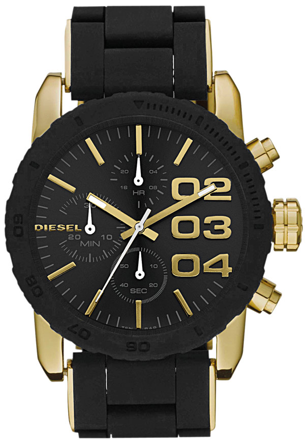 Diesel DZ5322 - Chronograph Black-Gold Watch • Watchard.com