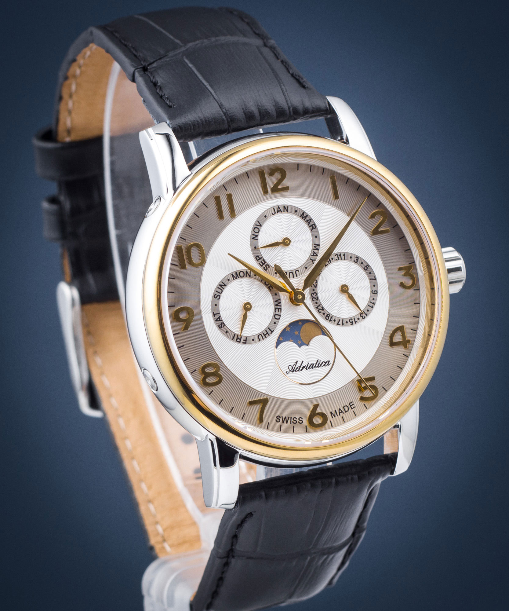 Adriatica A8274.2223QF - Moonphase Watch • Watchard.com