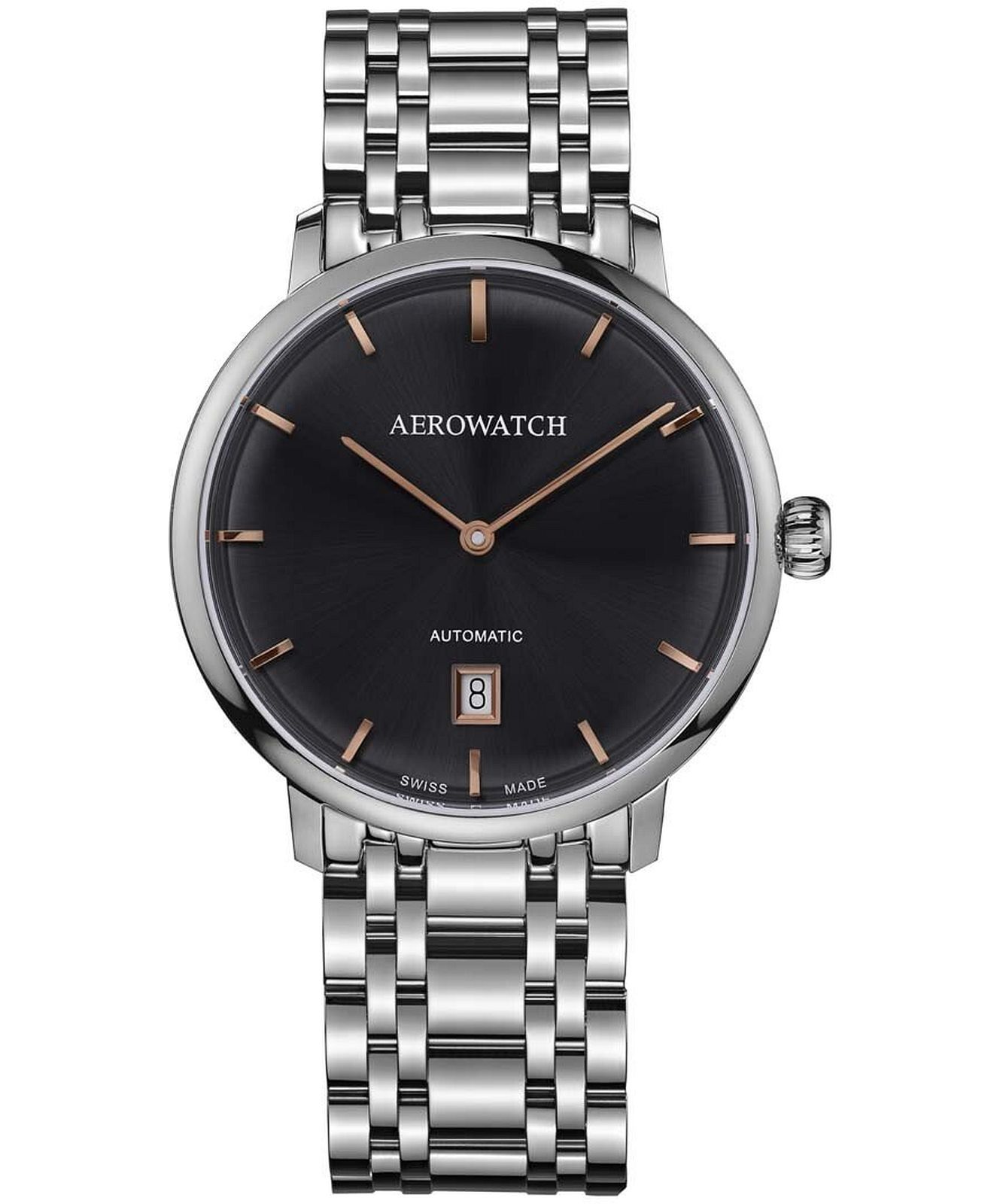 AEROWATCH オートマチック Aerowatch 67975-AA02-M - Heritage Slim Watch • Watchard.com