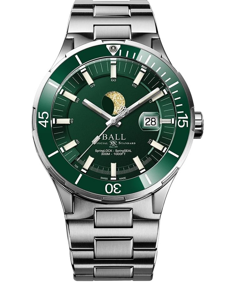 Ball DM3130B-S13J-GR - Roadmaster Challenger Moonphase Limited