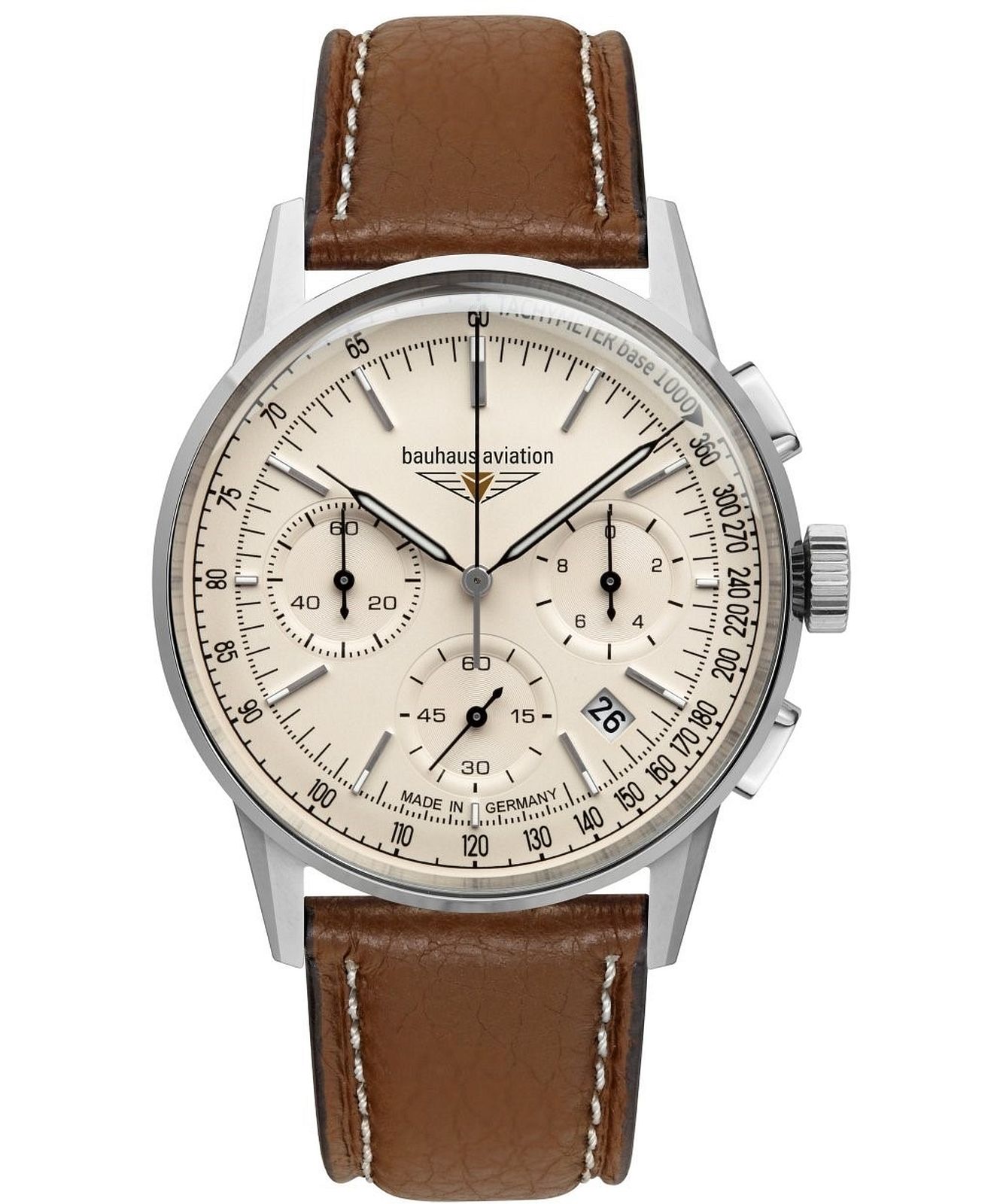 Bauhaus 2376-5 - Aviation Chronograph Watch • Watchard.com