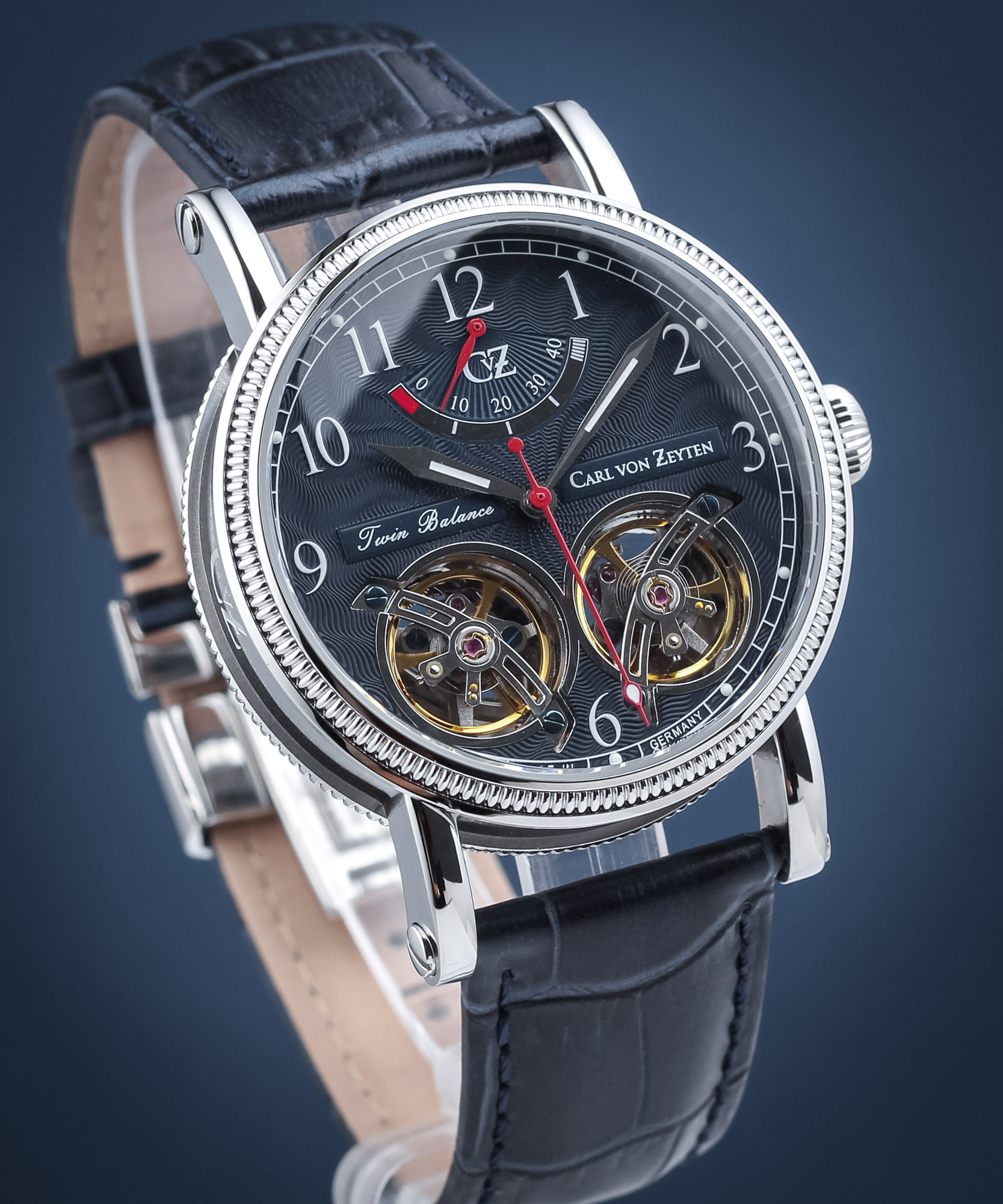 Carl von Zeyten CVZ0033RBR Bernau Automatico Orologio Uomo 43mm 3ATM