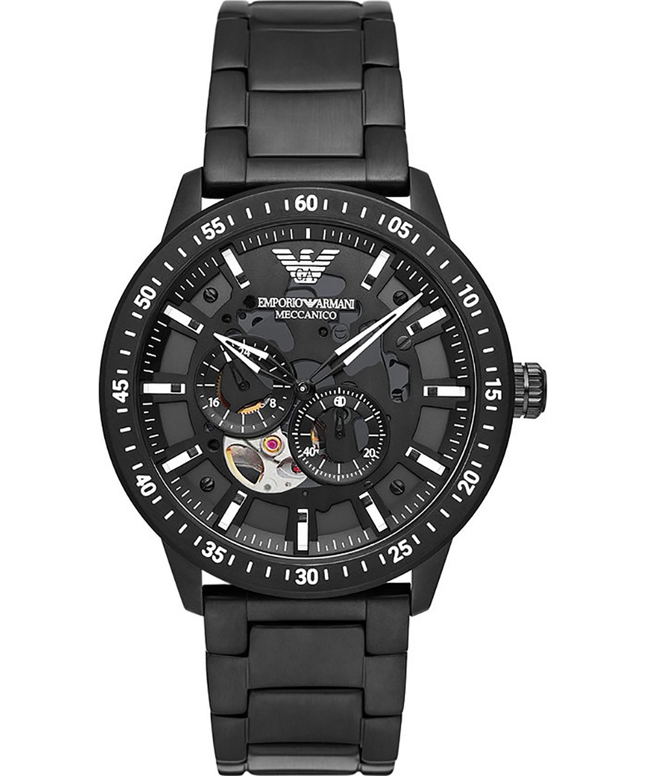 Emporio Armani AR60054 - Mario Meccanico Chronograph Watch • Watchard.com